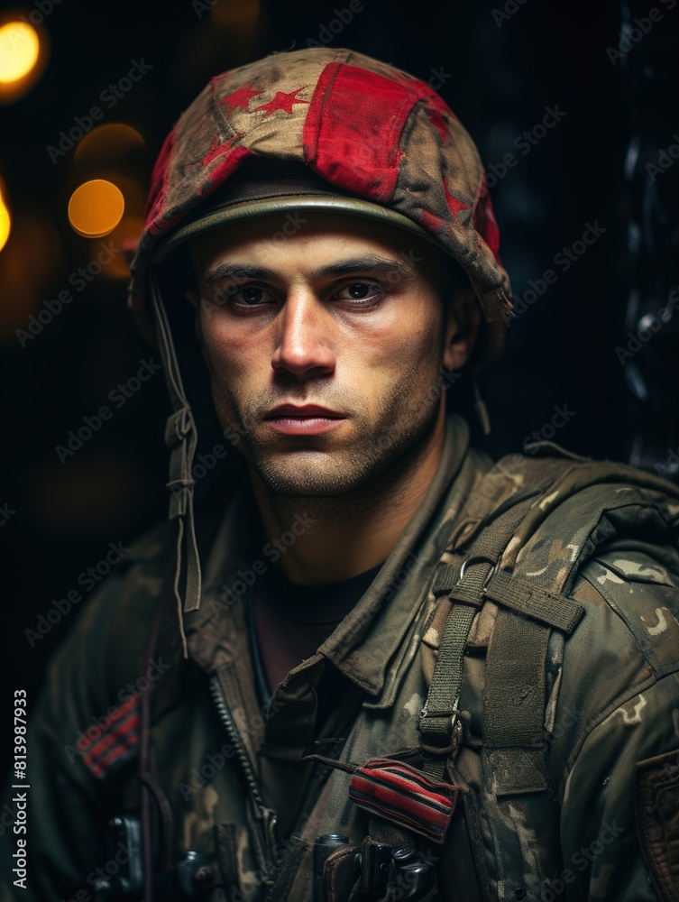 portrait of a soldier portrait of a soldier