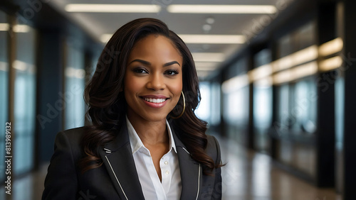 black woman businesswoman headshot portrait, business, career, success, entrepreneur, marketing, finance, technology, diversity in the workplace