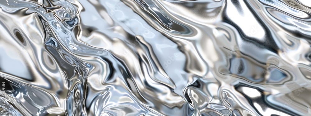 liquid shiny silver background. silver foil. Texture background liquid shiny silver background. silver foil. Texture background