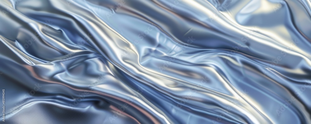 Abstract blue satin waves texture Abstract blue satin waves texture