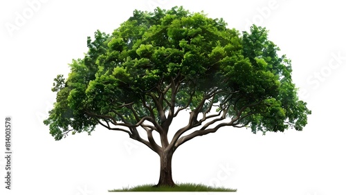 vector tree on white background. Concept Environment  Nature  Illustration  Trees  White Background