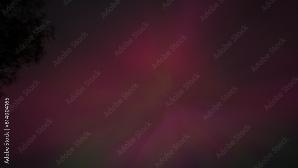 Fototapeta premium Mystical Aurora in Night Sky