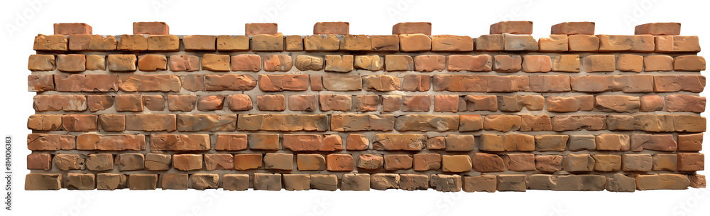 Obraz premium Stone Brick Wall isolated