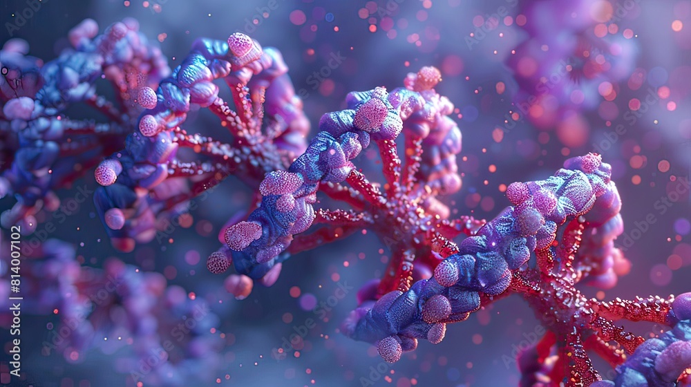 coral reef in the sea cell bloods