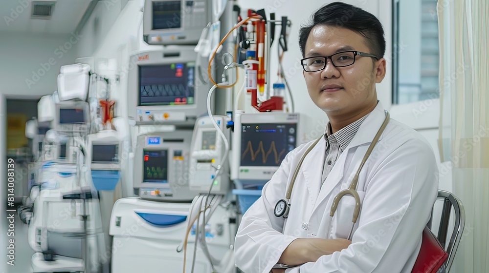 doctor working in hospital doctor working in hospital