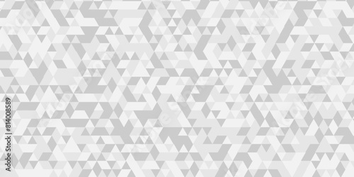 Vector abstract geometric diamond triangle pattern seamless technology gray and white background. Abstract geometric pattern gray Polygon Mosaic triangle Background, business and corporate background.