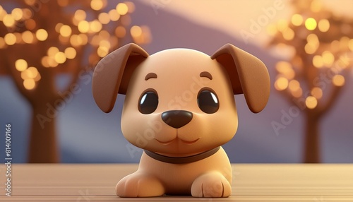 Cachorro 3d Kawaii