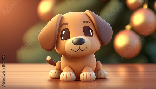Cachorro 3d Kawaii