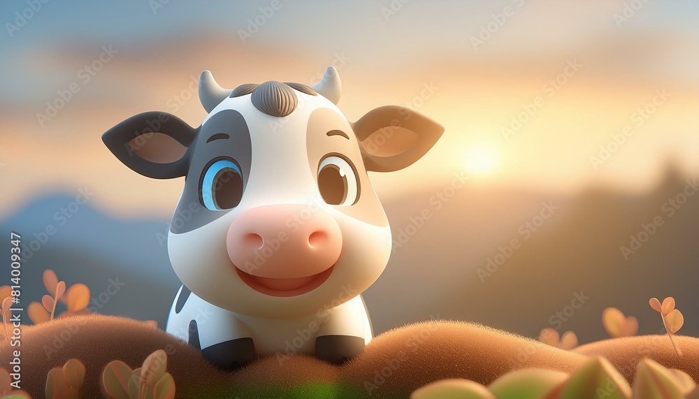 Vaca 3d kawaii Vaca 3d kawaii