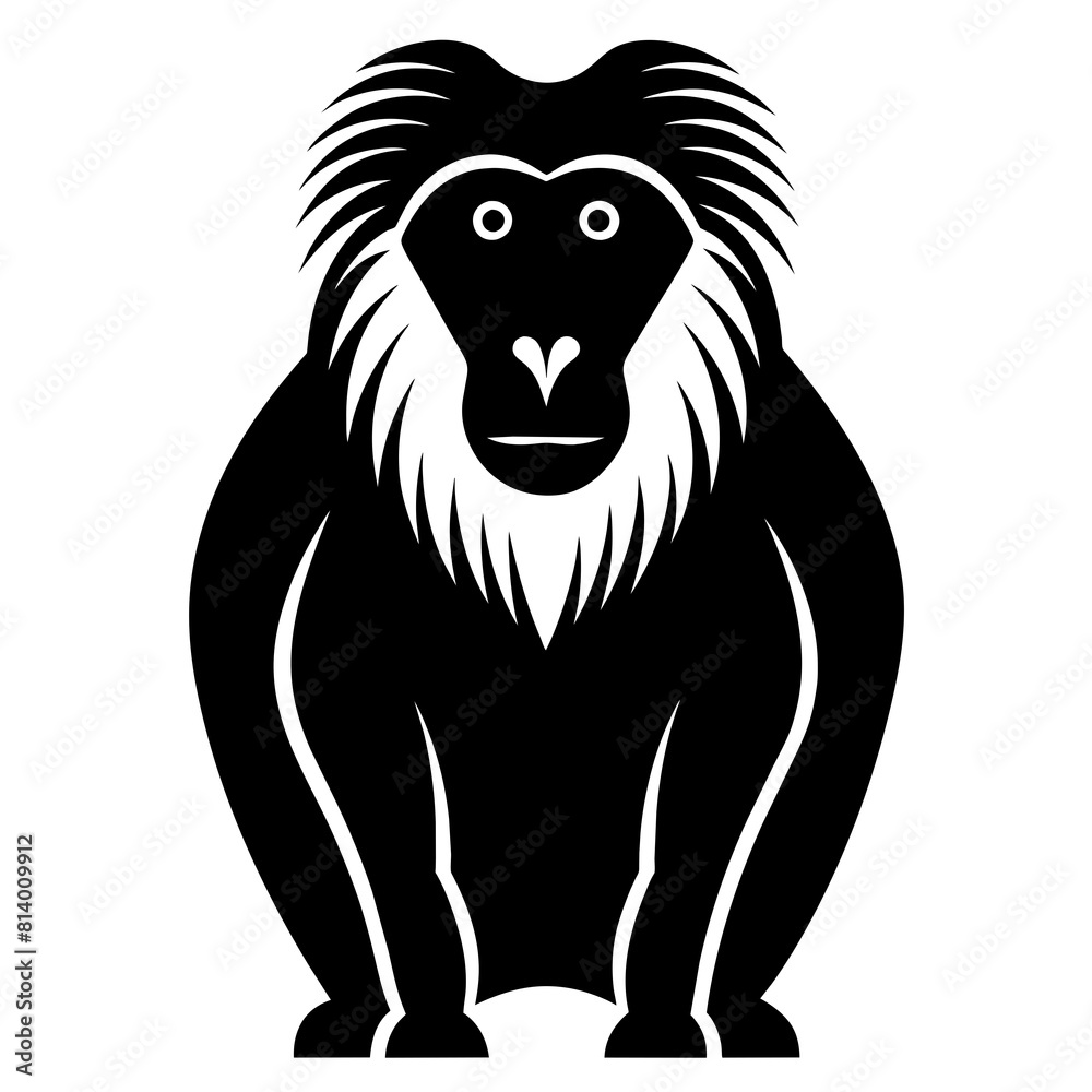 illustration of cartoon lion illustration of cartoon lion