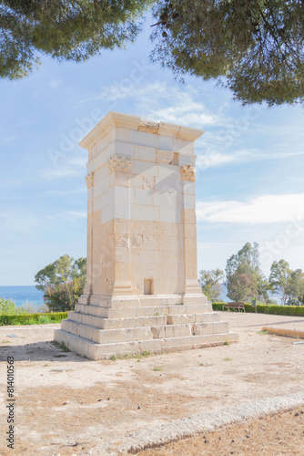 Villajoyosa, Spain. Roman funerary monument - Tower of Sant Josep, Torre de Sant Josep, La Vila Joiosa photo