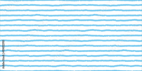 Seamless wave pattern on transparent background, hand drawn water sea vector background. Vector pattern in doodle style
