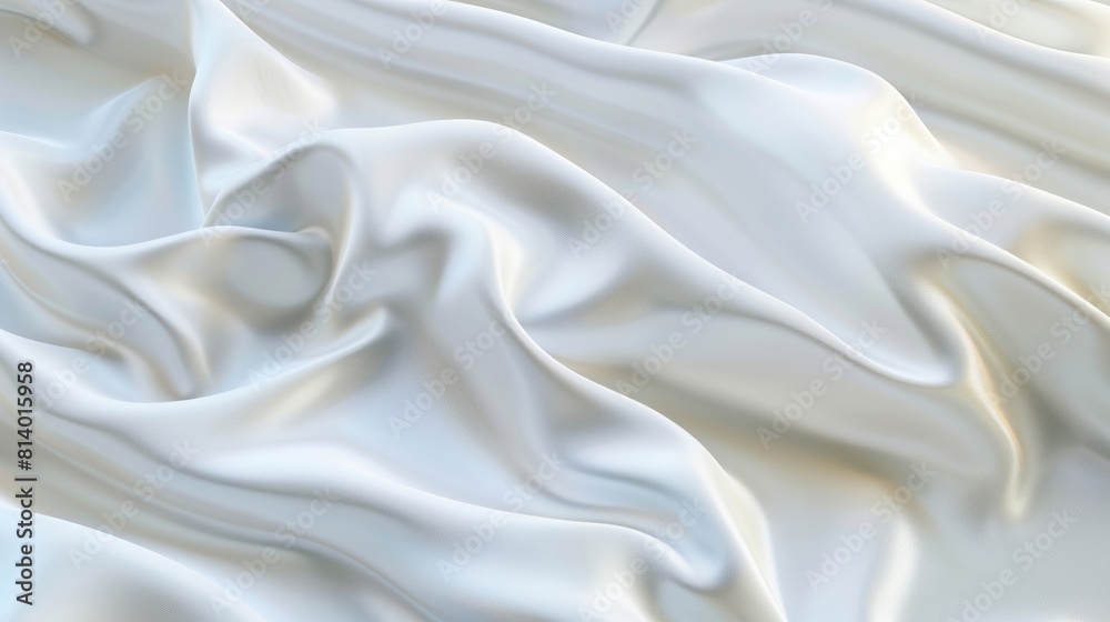 Obraz premium 3D Illustration wave silk background with twisted relaxing colorful curves