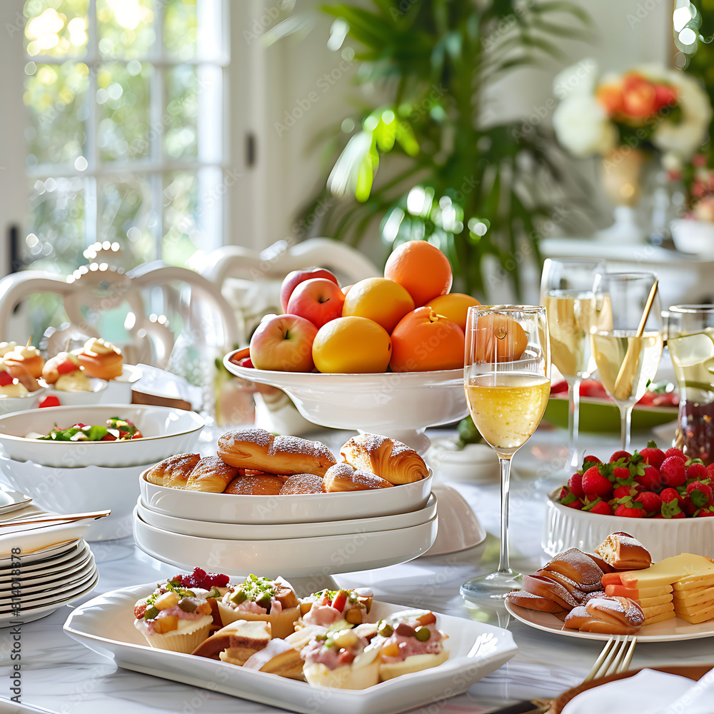 breakfast with fruits and berries breakfast with fruits and berries