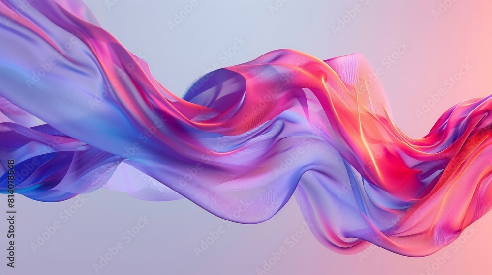 3D blue purple gradient silk satin shiny fashion luxury relaxing abstract background with curves for web advertising business technology 3D blue purple gradient silk satin shiny fashion luxury relaxing abstract background with curves for web advertising business technology
