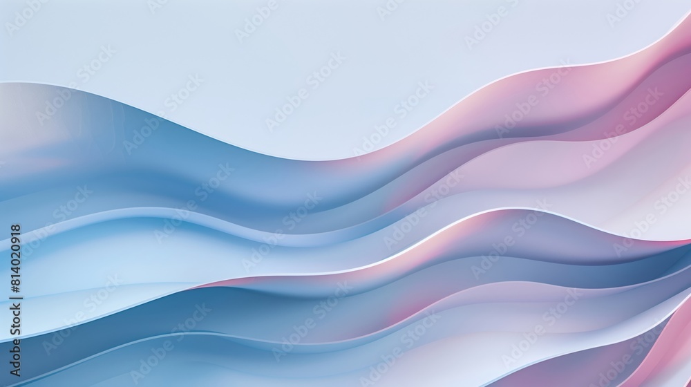 3D technology dynamic Illustration wavy curves abstract background in gradient blue with space copy 3D technology dynamic Illustration wavy curves abstract background in gradient blue with space copy