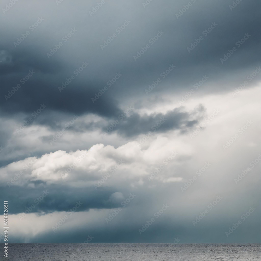 Dramatic sky with dark clouds before a thunder-storm Dramatic sky with dark clouds before a thunder-storm