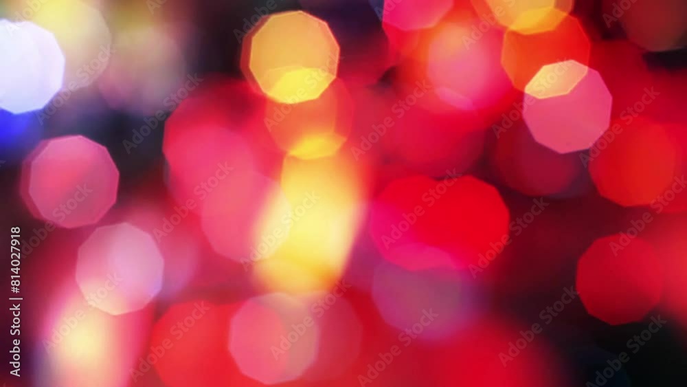 abstract background of colorful bokeh light reflections