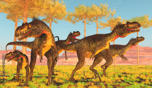 Megalosaurus Dinosaur Hunt - Megalosaurus was a large carnivorous theropod dinosaur that lived in the Jurassic Period of Europe.