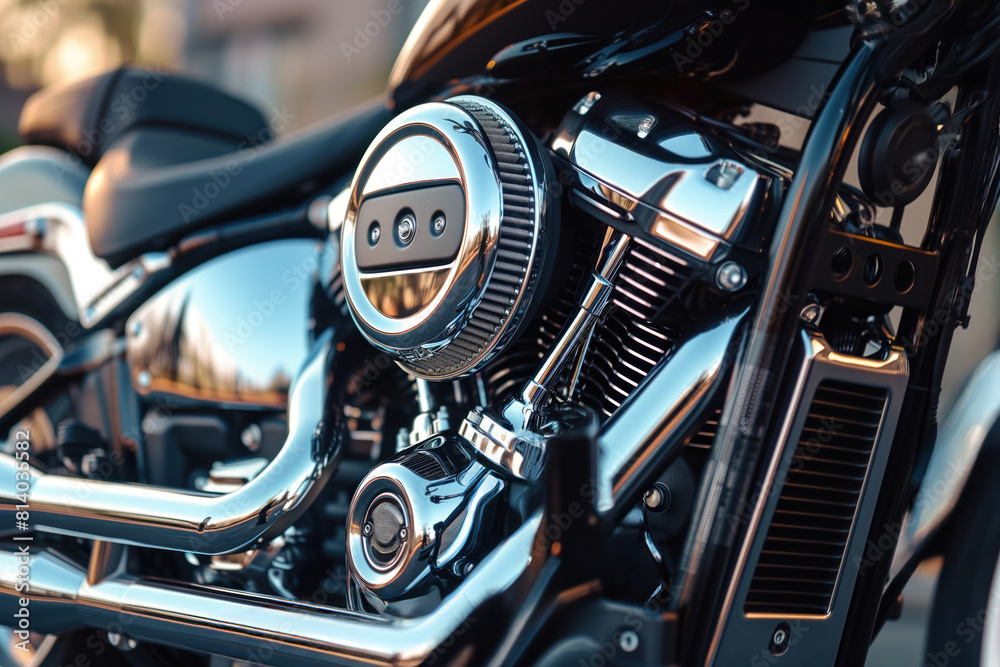 Taking classic motorcycle tour journey is shown AI Generative Taking classic motorcycle tour journey is shown AI Generative