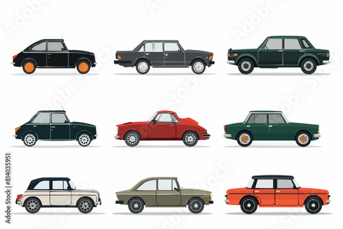 Armored money carrier vehicle vector bank van transport car side view illustration armor transportation set of minivan truck 