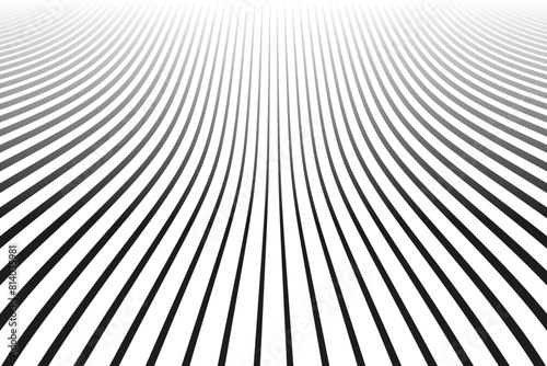 Lines in Diminishing Perspective. Abstract Textured Background. 