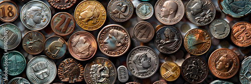Antique and Modern Valuable Coins from Diverse Era: A Display of Numismatic Wealth