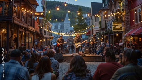 The Mont-Tremblant International Blues Festival in Quebec Canada a gathering of blues musicians from around the globe set against the picturesque backdrop of Mont-Tremblant offering a series of concer