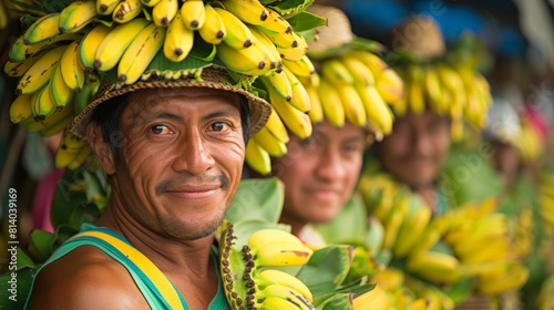 The Machala Banana Festival in Ecuador a unique celebration highlighting the importance of bananas to the local economy featuring parades banana cooking competitions and cultural exhibitions promoting photo