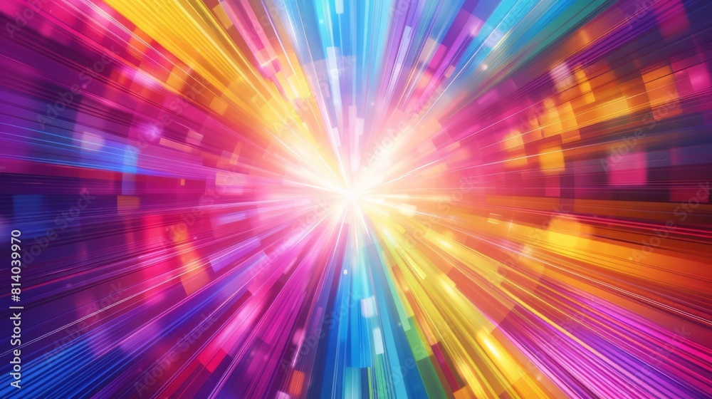 Vibrant abstract light explosion Vibrant abstract light explosion