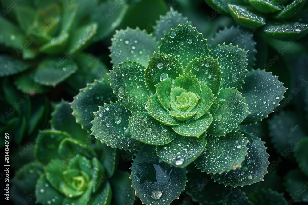 Succulents plants close up macro Succulents plants close up macro