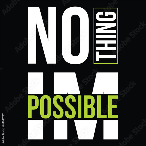 Vector typography design 