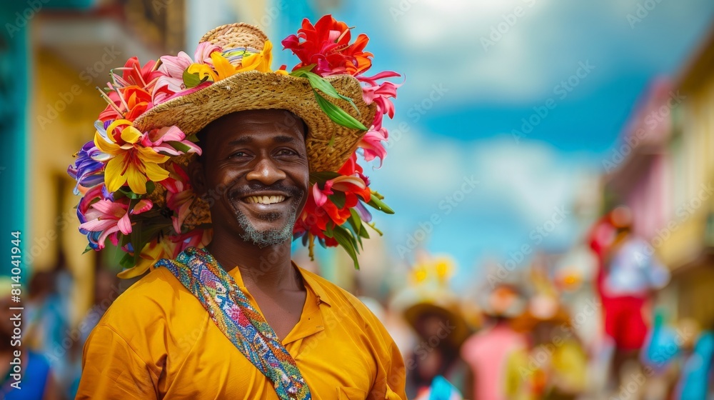 The Festival del Fuego in Santiago de Cuba Cuba an annual festival celebrating Caribbean culture with music dance and parades emphasizing the unity and shared heritage of the Caribbean islands. --ar 1