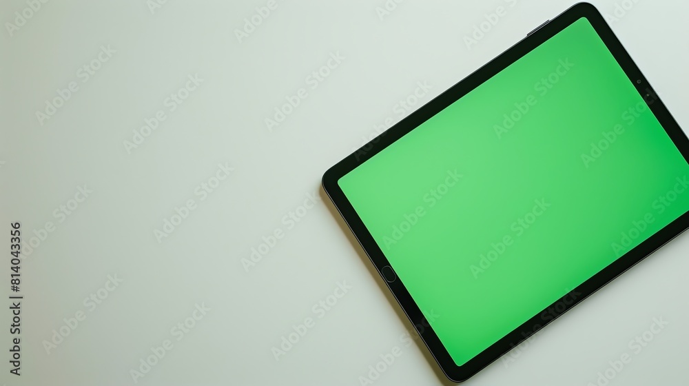 High resolution green screen tablet for advanced mockup projects High resolution green screen tablet for advanced mockup projects