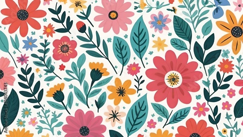 meadow floral pattern, Floral beauty