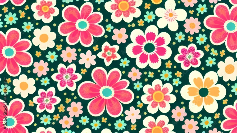 meadow floral pattern, Floral beauty meadow floral pattern, Floral beauty