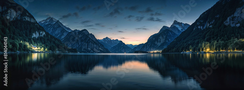 Koenigssee is the deepest and cleanest lake in Germany, photo