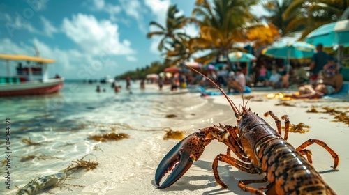 The Belize Lobster Festivals celebrating the opening of the lobster season in coastal towns like Caye Caulker and San Pedro with lobster-themed events local music and cultural performances promoting l photo