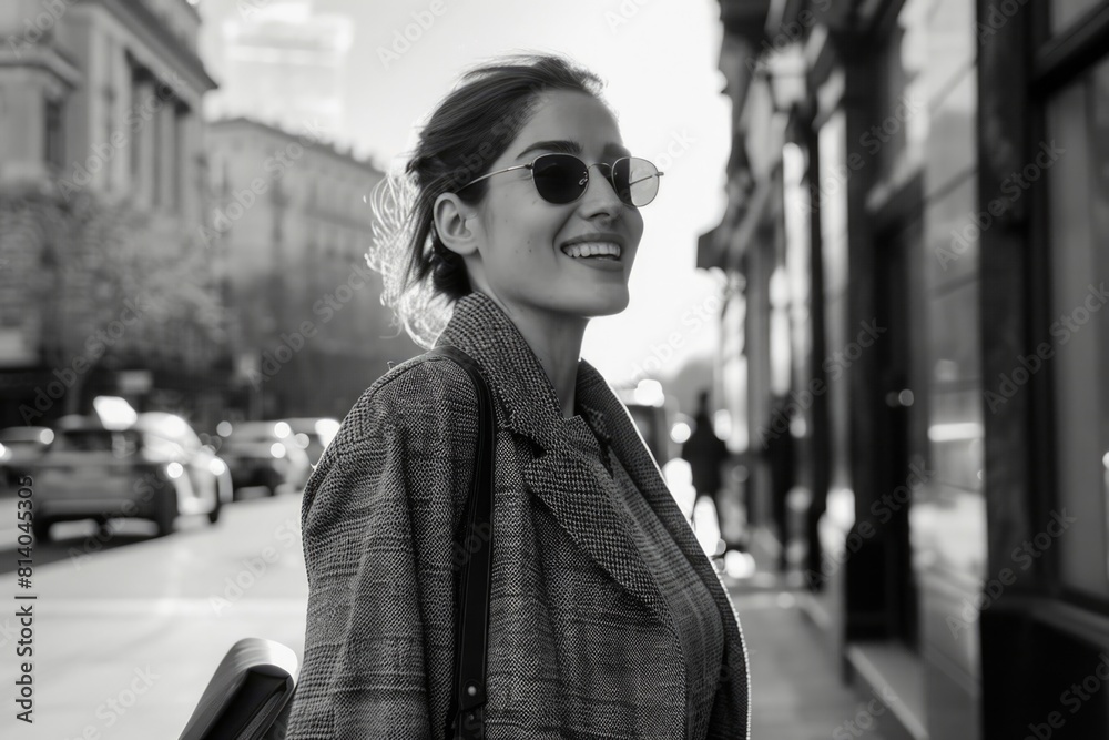 Fototapeta premium Woman wearing sunglasses