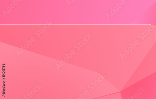 a pink background with a geometric shape
