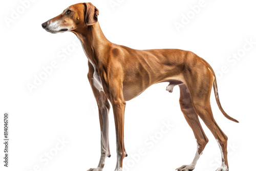 Slender, graceful, and elegant, the Sloughi is a North African sighthound. photo