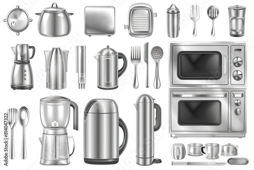 Illustration of household appliances icons