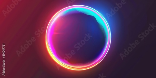 Gradient neon color spheres, round holographic gradients and glowing bright liquid gradient shape.