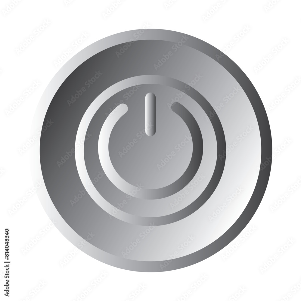 Power switch symbol, silhouette, icon and logo design for website, app. On, Off switch vector. Power button icon vector design isolated on white background. Vector illustration. Power switch symbol, silhouette, icon and logo design for website, app. On, Off switch vector. Power button icon vector design isolated on white background. Vector illustration.
