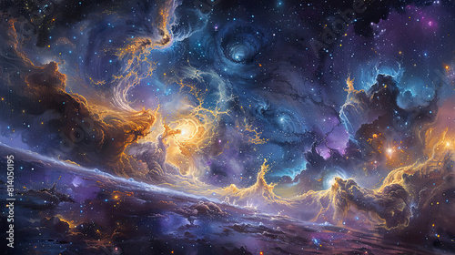 Cosmic Canvas Exploring the Galactic Odyssey