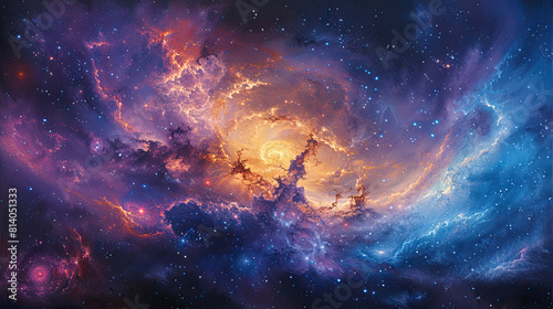 Cosmic Canvas Exploring the Galactic Odyssey