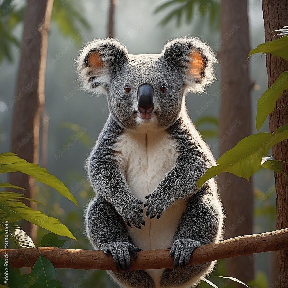 Obraz premium Koala Bär. Generative AI Technologie