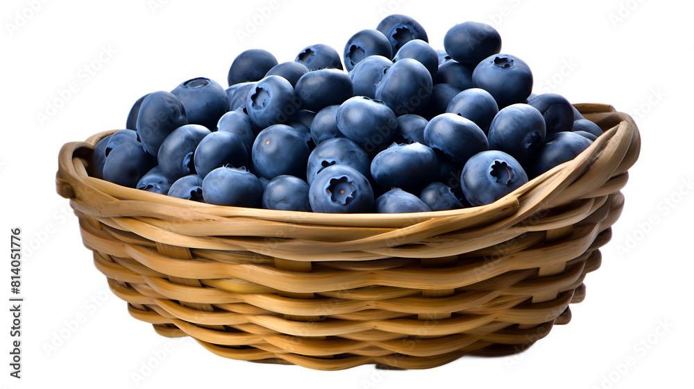 custom made wallpaper toronto digitalA basket of blueberries with a transparent background.