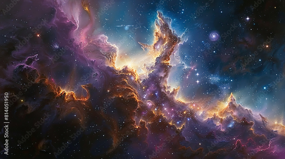 Cosmic Canvas Exploring the Galactic Odyssey