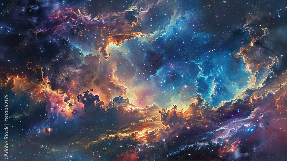 Cosmic Canvas Exploring the Galactic Odyssey Cosmic Canvas Exploring the Galactic Odyssey